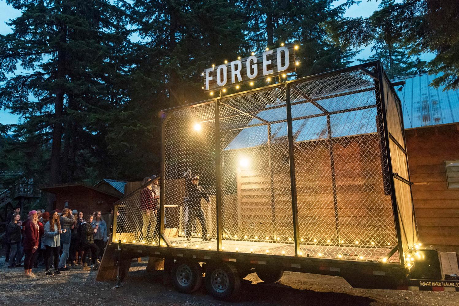 mobile axe throwing trailer