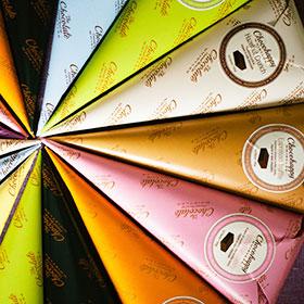 Chocolate products, made in Whistler