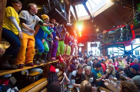 Partiers at Apres in Whistler