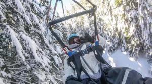 Gopro footage of Winter Zipline