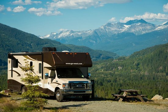 Whistler RV park landscape