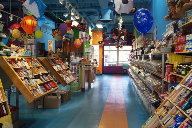 Great Glass Elevator Candy Store