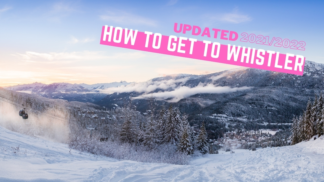 Forged Whistler How to get to Whistler a man riding a snowboard down a snow covered slope