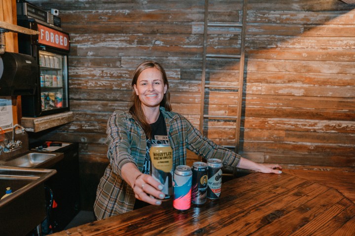 a person sitting at a table