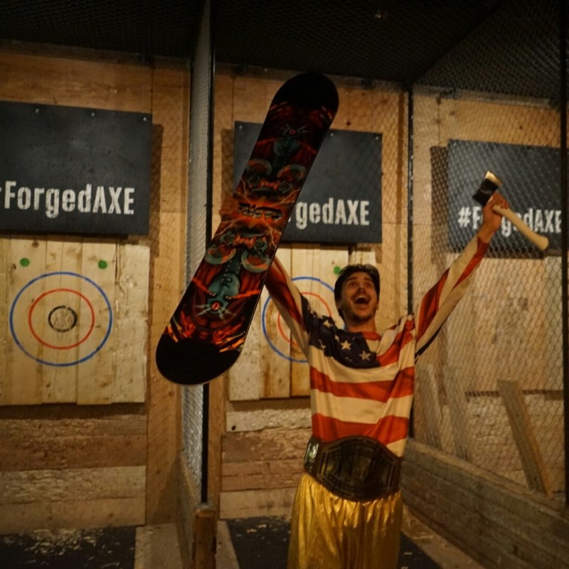 Axe Throwing League in Victoria on Thursdays