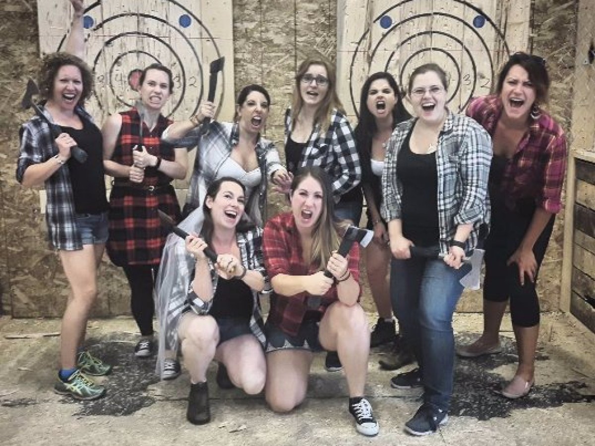 a group of people posing for a photo