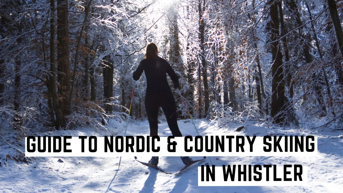 Forged Axe Throwing cross country skiing a man is cross country skiing in the snow